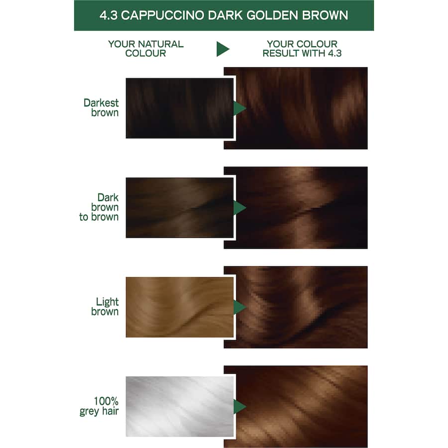 Garnier Nutrisse Hair Colour Cappuccino 4.3 1pack