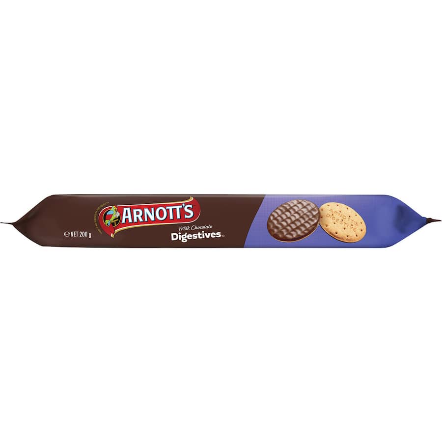Arnotts Digestives Chocolate Biscuits Milk Pkt 200g