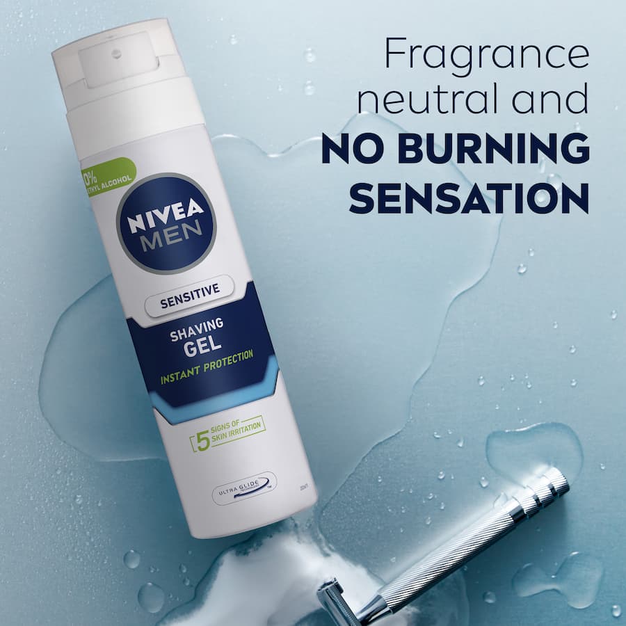 Nivea For Men Shave Gel Sensitive 200mL