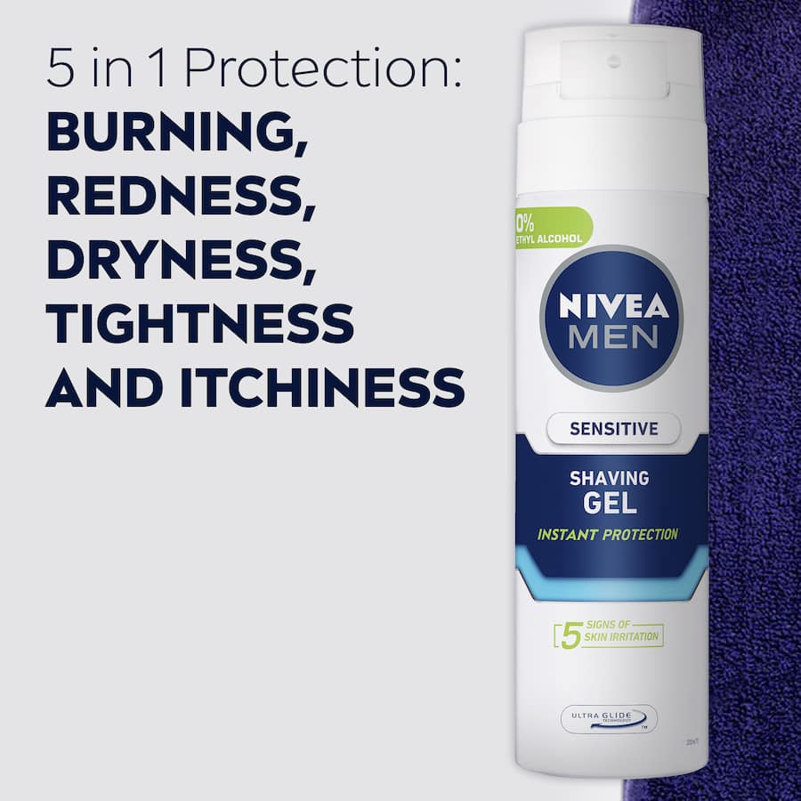 Nivea For Men Shave Gel Sensitive 200mL