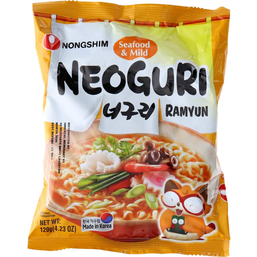 Nong Shim Udon Noodles Neoguri Packet 120g