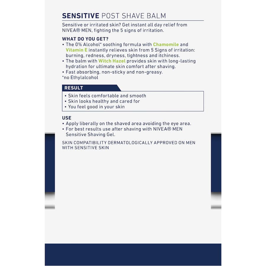 Nivea For Men Aftershave Extra Soothing Balm 100mL