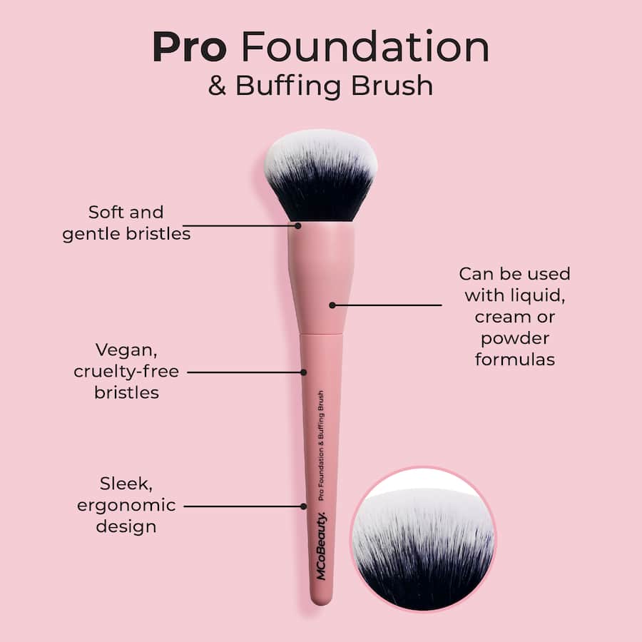 Mcobeauty Brush Pro Foundation & Buffing 1ea