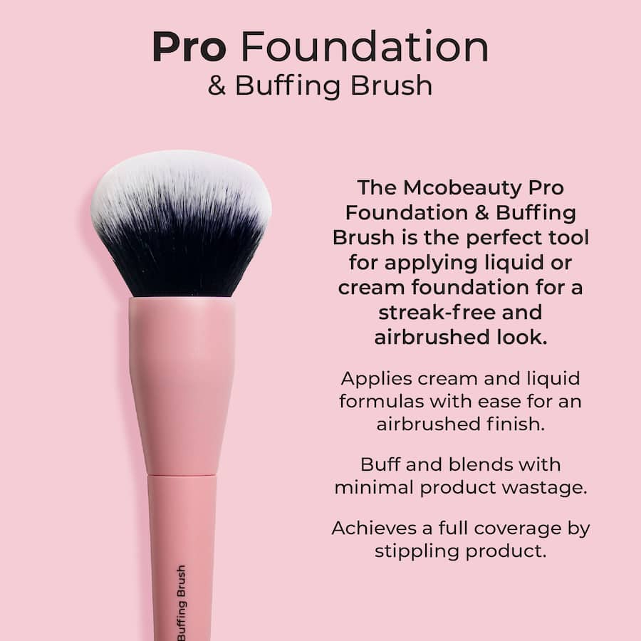 Mcobeauty Brush Pro Foundation & Buffing 1ea