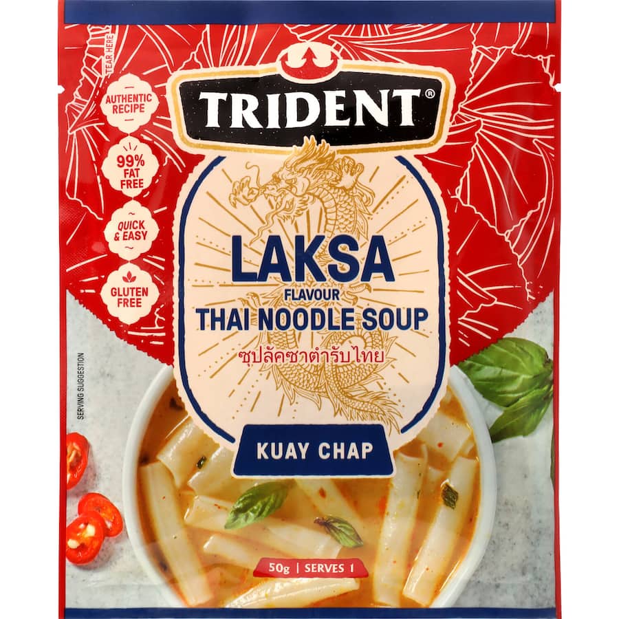 Trident Instant Soup Thai Laksa With Noodles 50g