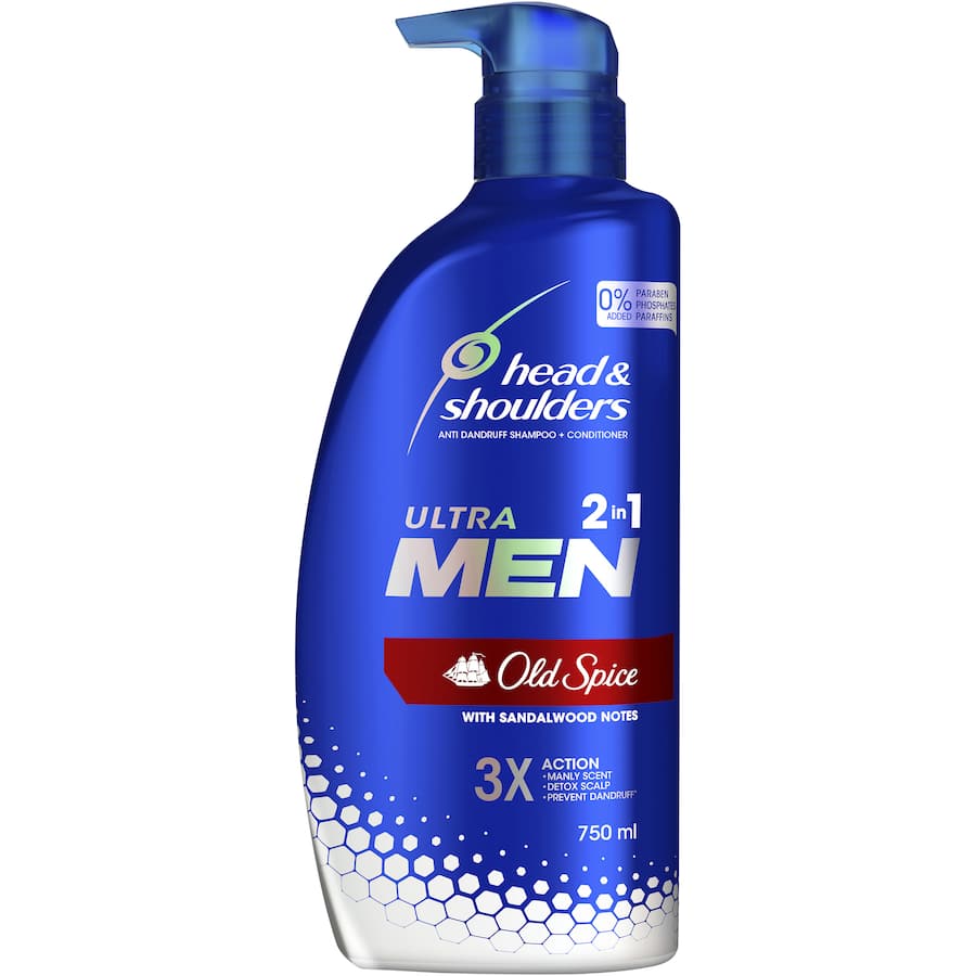 Head & Shoulders Ultra Men 2 In 1 Shampoo & Conditioner Old Spice 750mL