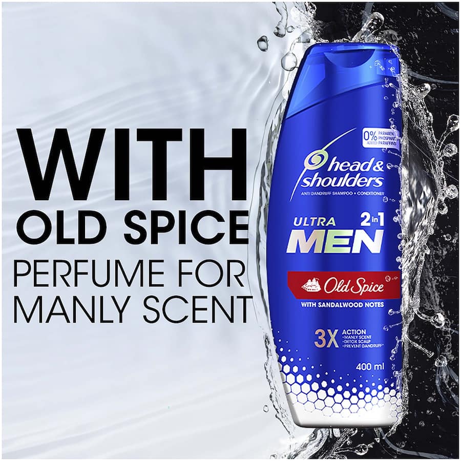Head & Shoulders Ultra Men 2 In 1 Shampoo & Conditioner Old Spice 750mL