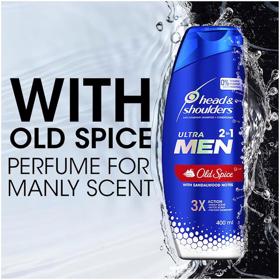 Head & Shoulders Ultra Men 2 In 1 Shampoo & Conditioner Old Spice 750mL