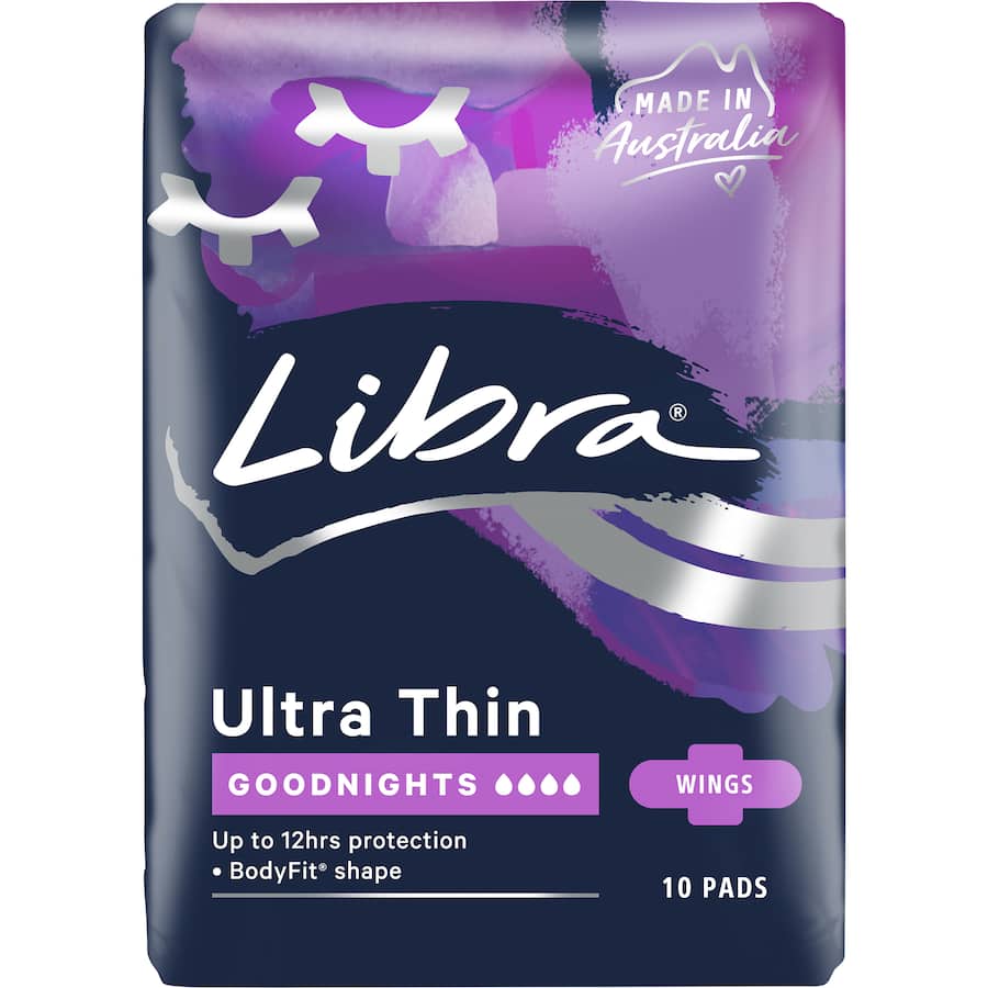 Libra Goodnights Pads Goodnights Ultra Thin 10pack