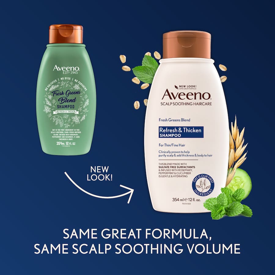 Aveeno Shampoo Fresh Greens Blend 354mL