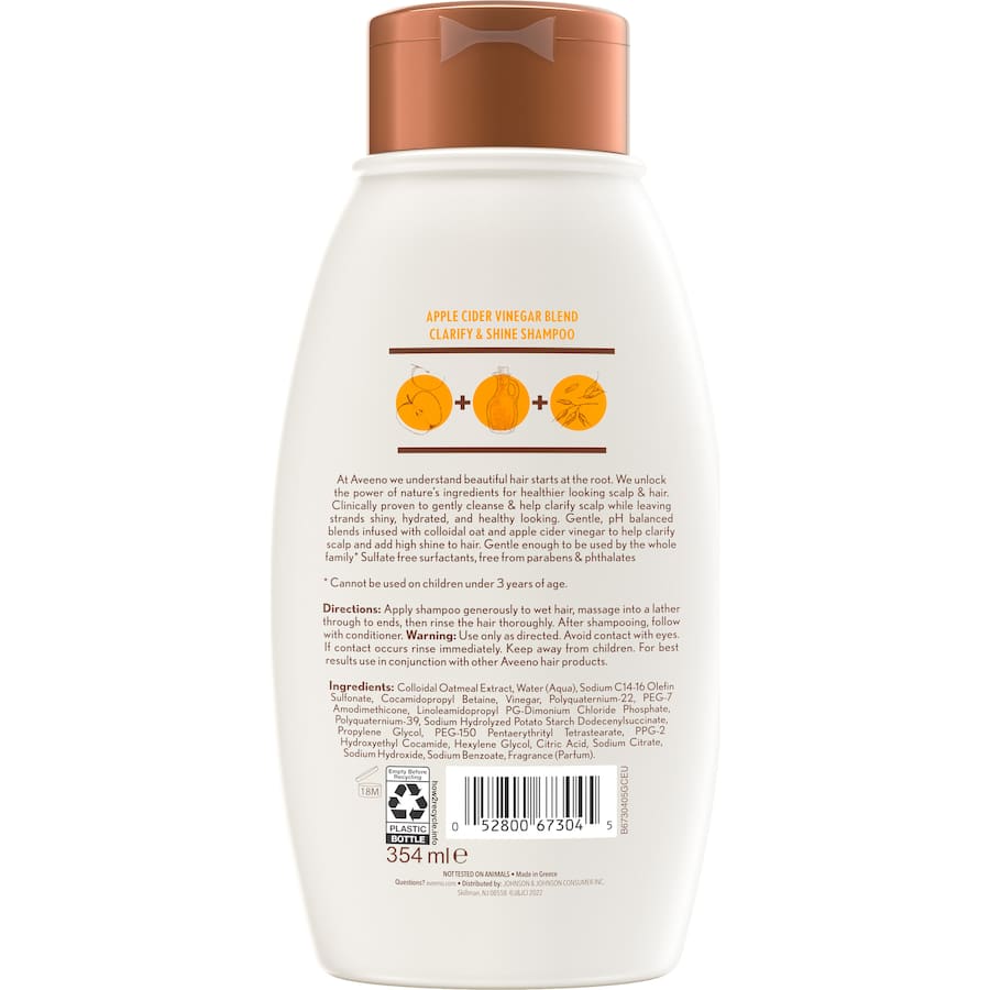 Aveeno Shampoo Apple Cider Vinegar 354mL