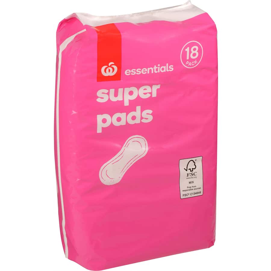Essentials Pads Super 18pack
