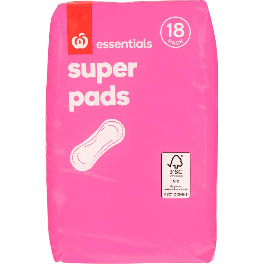 Essentials Pads Super 18pack