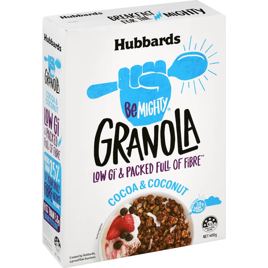 Hubbards Be Mighty Granola Cocoa & Coconut 400g
