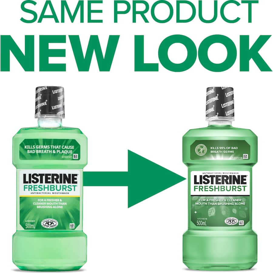 Listerine Mouthwash Fresh Burst 1L