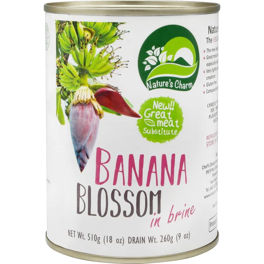 Natures Charm Banana Blossom In Brine Can 510g
