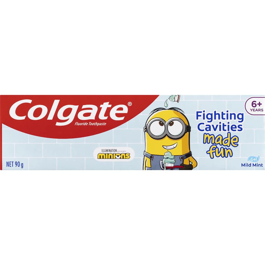 Colgate Kids 6+ Years Toothpaste Minions Mild Mint Gel 90g