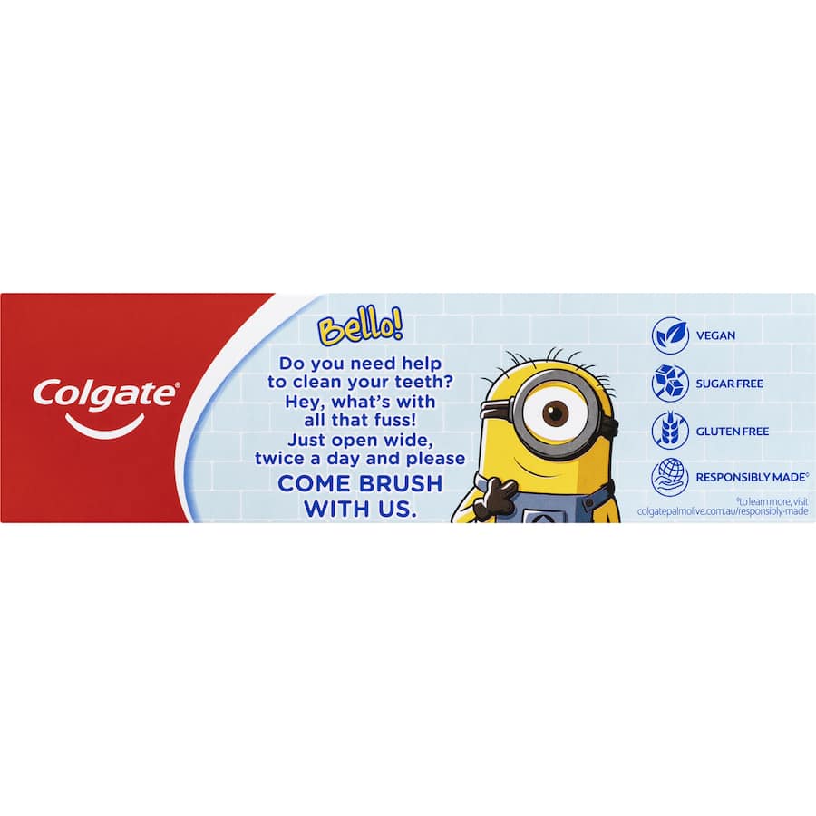 Colgate Kids 6+ Years Toothpaste Minions Mild Mint Gel 90g