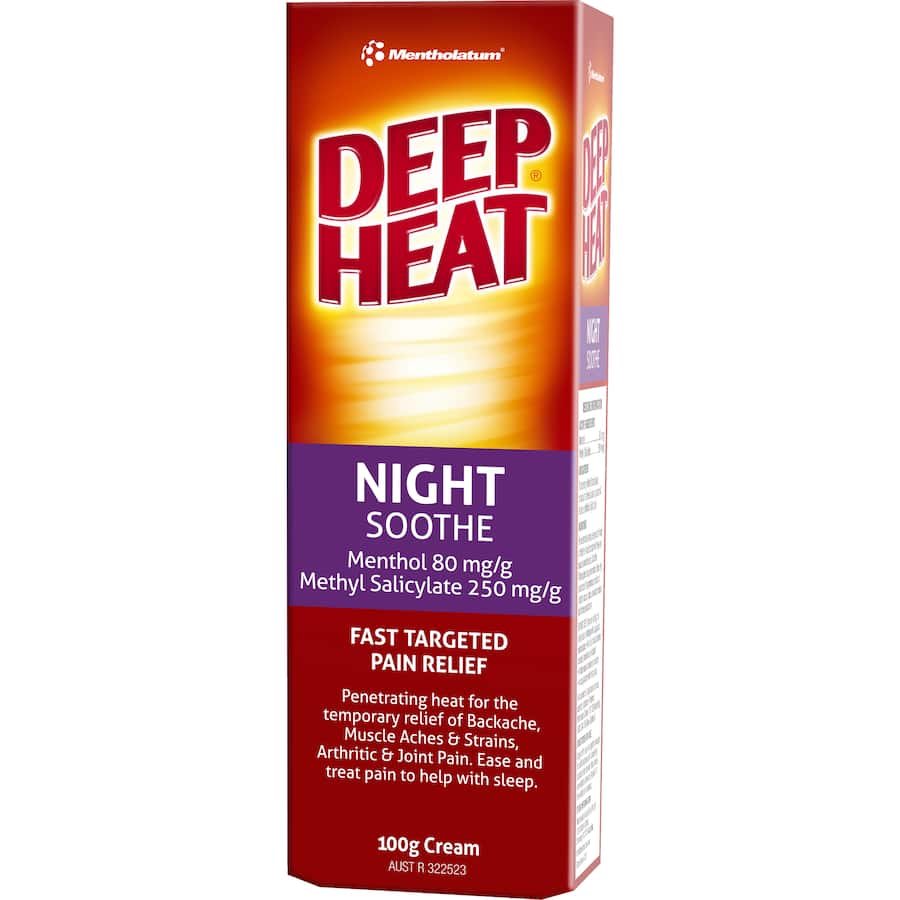 Deep Heat Muscular Rub Night Soothe Cream 100g