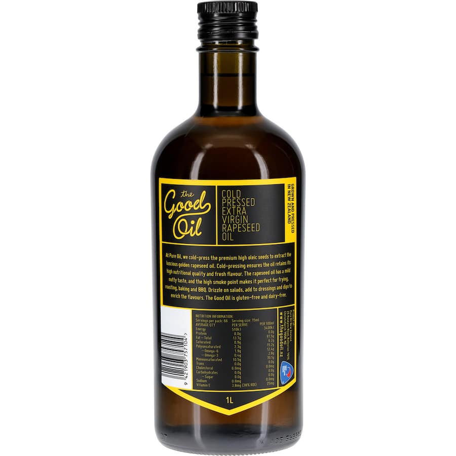 The Good Oil Rapeseed Oil Extra Virgin 1L