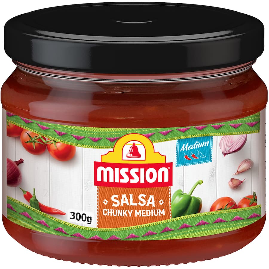 Mission Salsa Medium Chunky Jar 300g