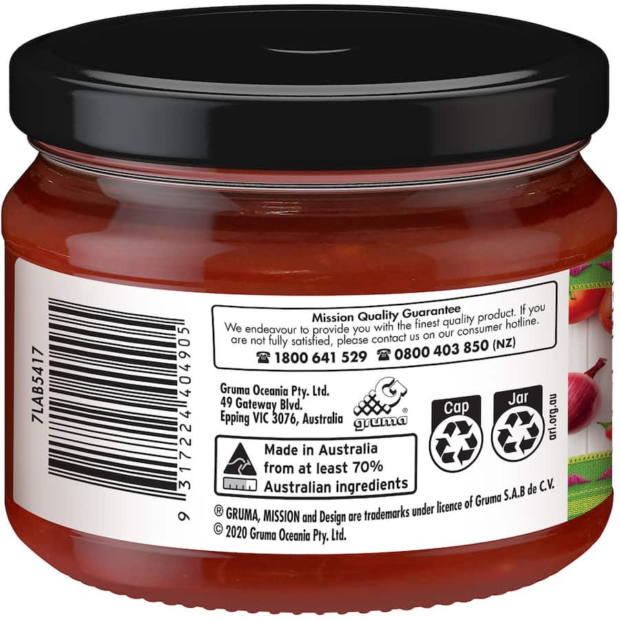 Mission Salsa Medium Chunky Jar 300g