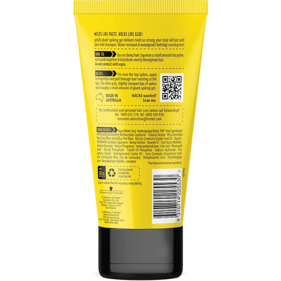 Got2b Hair Gel Glued Water Resistant 150mL