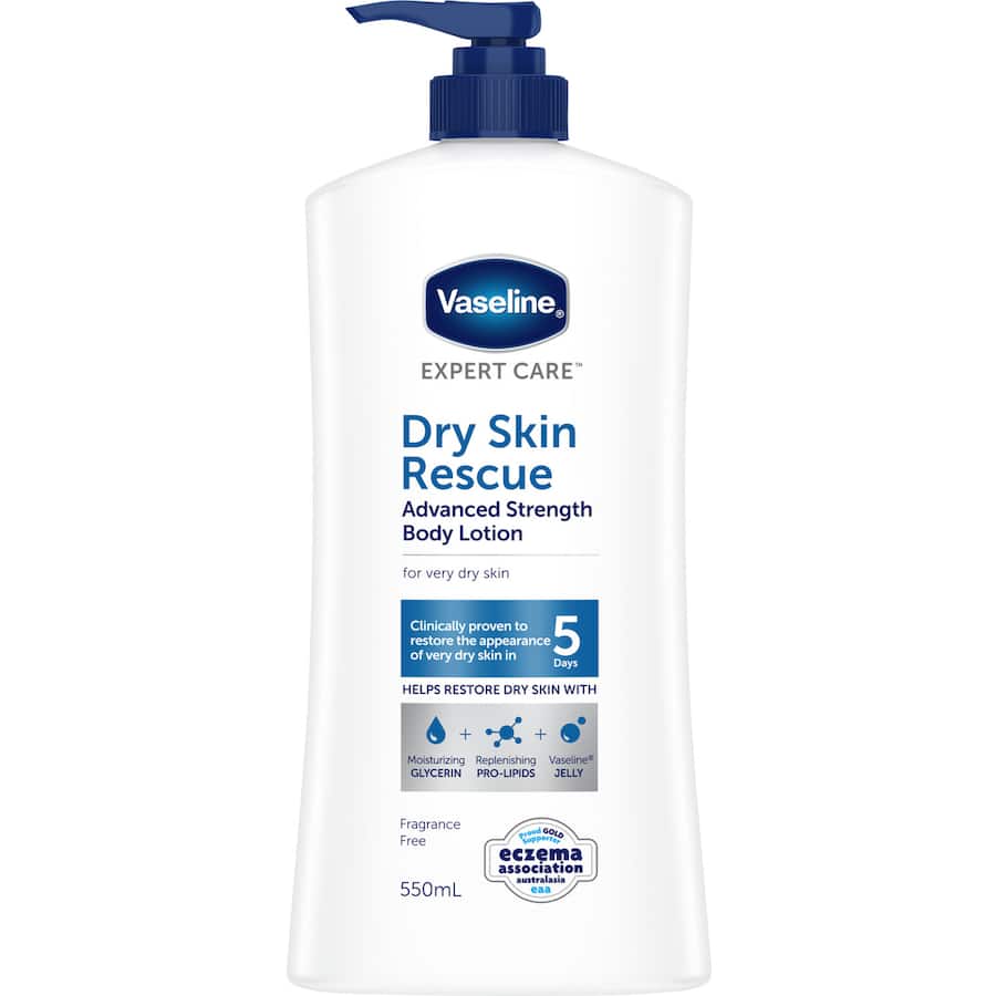 Vaseline Expert Care Body Lotion Dry Skin Rescue 550mL