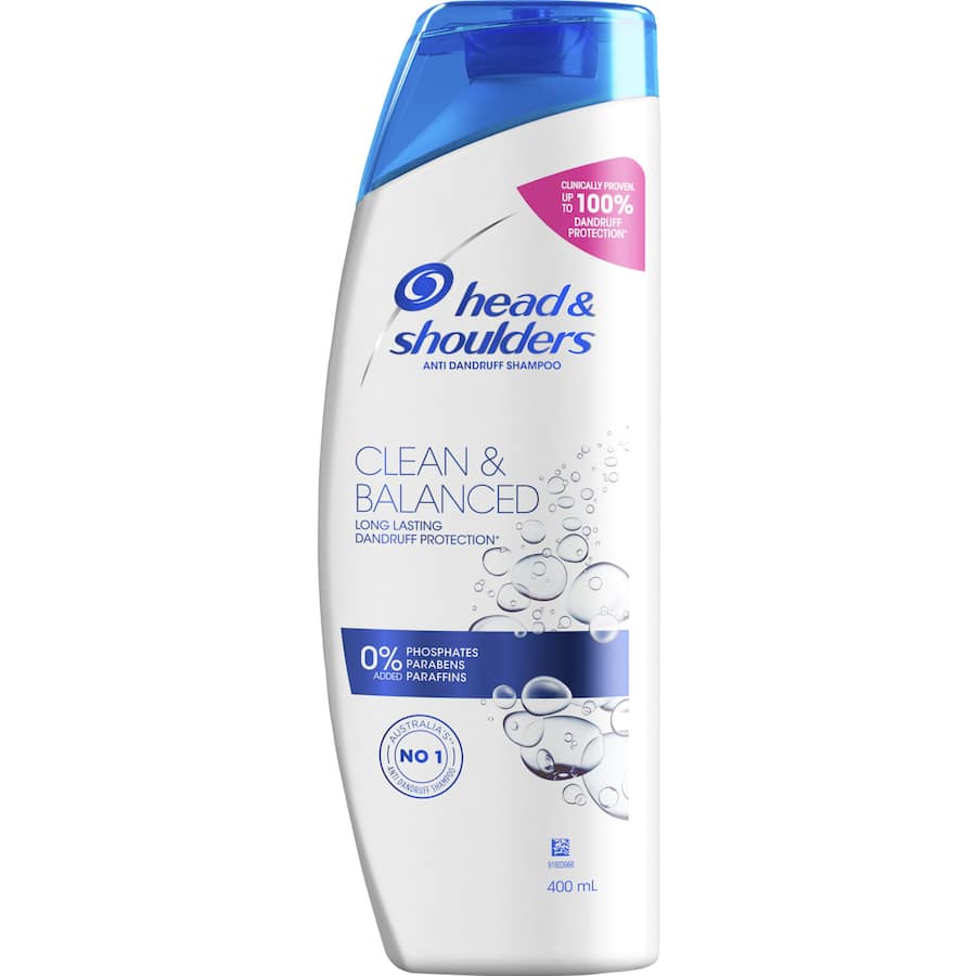 Head & Shoulders Clean & Balanced Shampoo For Clean Scalp 400mL