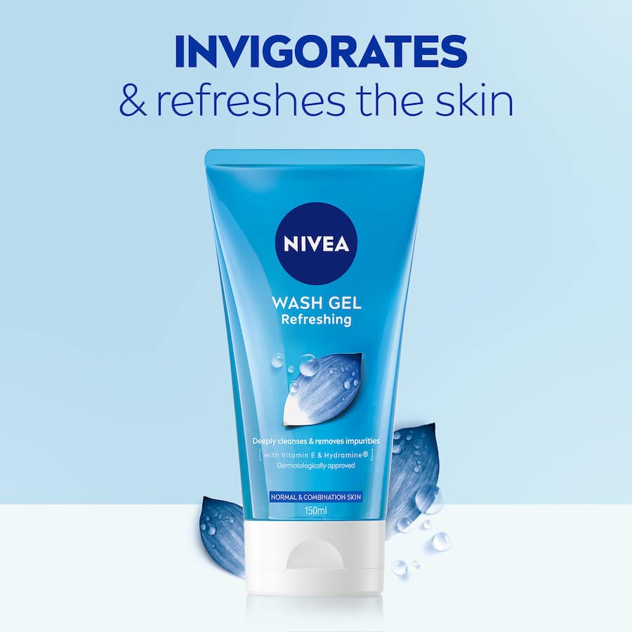 Nivea Facial Wash Gel Refreshing 150mL