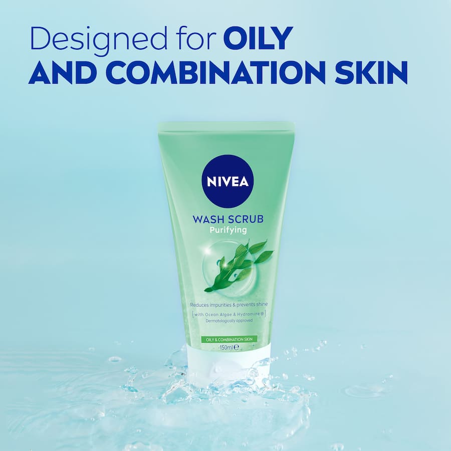 Nivea Facial Wash Scrub Purifying 150mL