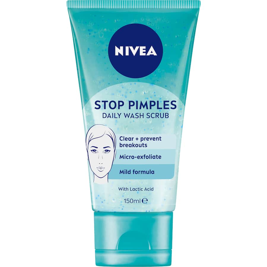 Nivea Daily Facial Wash Scrub Clean Deeper 150mL