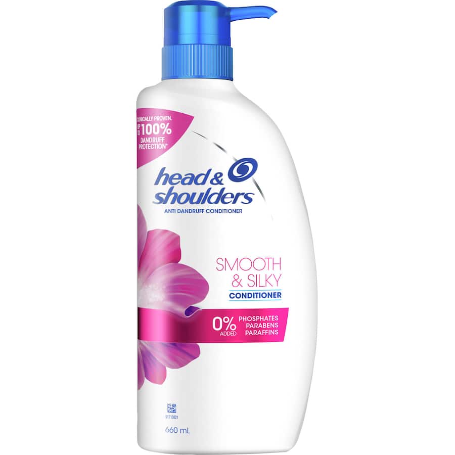 Head & Shoulders Smooth & Silky Conditioner For Smooth & Silky Hair Pump 660mL