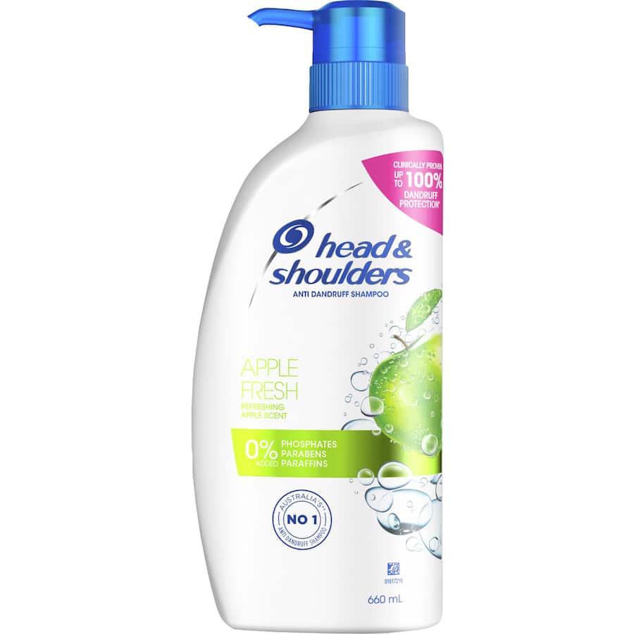 Head & Shoulders Shampoo Apple Fresh Pump 660mL