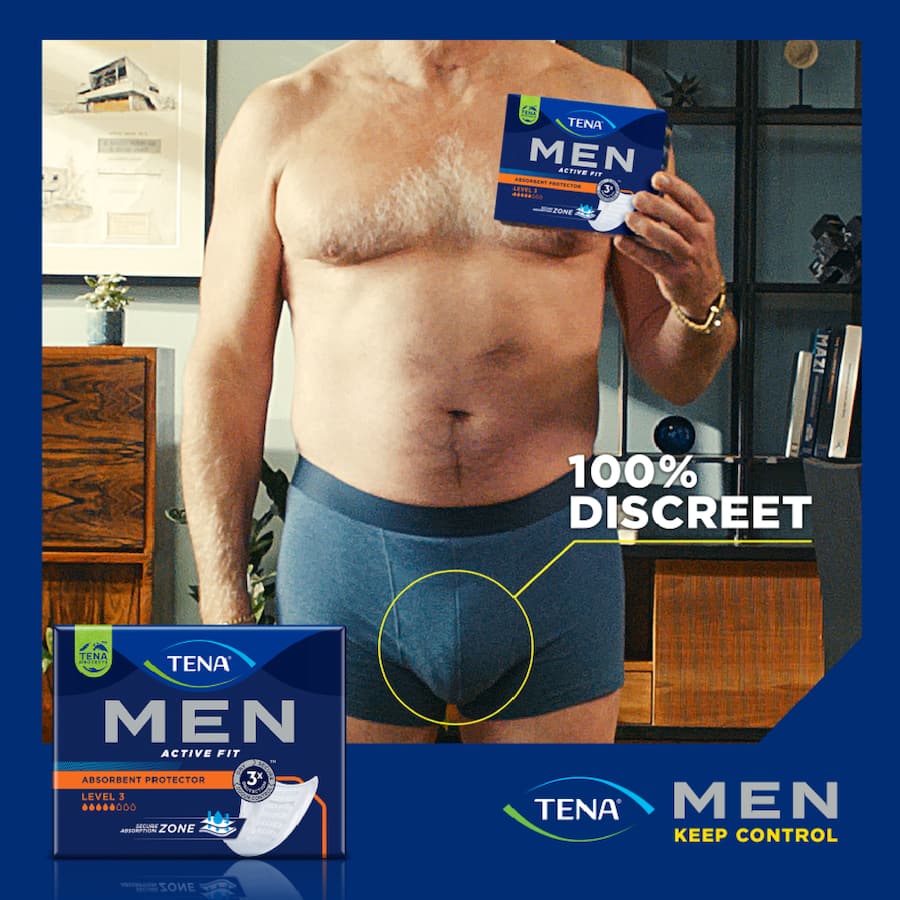 Tena Mens Continence Pads Level 3 - Pack of 8