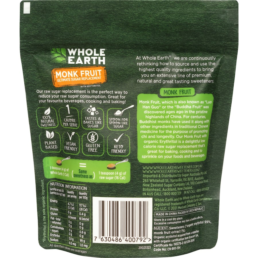Whole Earth Raw Sugar Replacement 200g