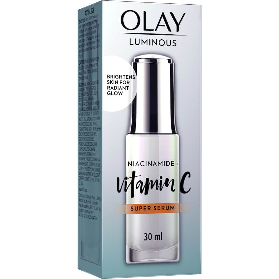 Olay Luminous Super Face Serum Moisturiser Niacinamide + Vitamin C 30mL
