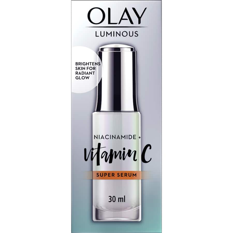 Olay Luminous Super Face Serum Moisturiser Niacinamide + Vitamin C 30mL