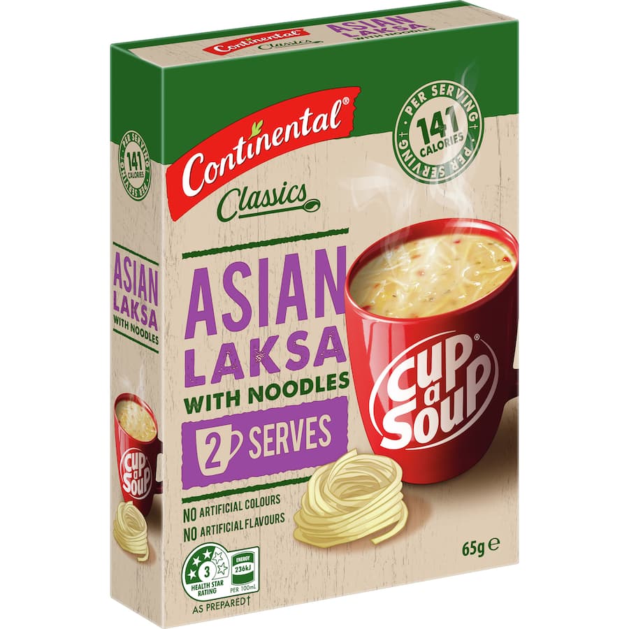 Continental Classics Cup A Soup Asian Laksa With Noodles 65g
