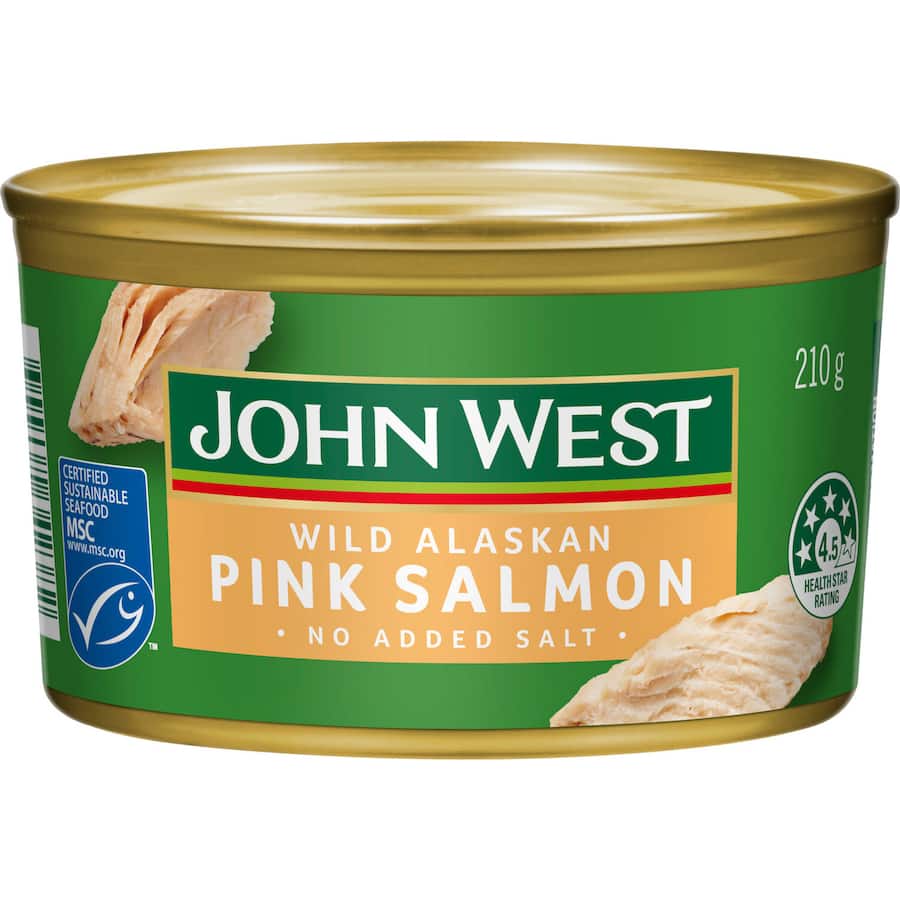 John West Salmon Pink Wild Alaskan Nas Can 210g