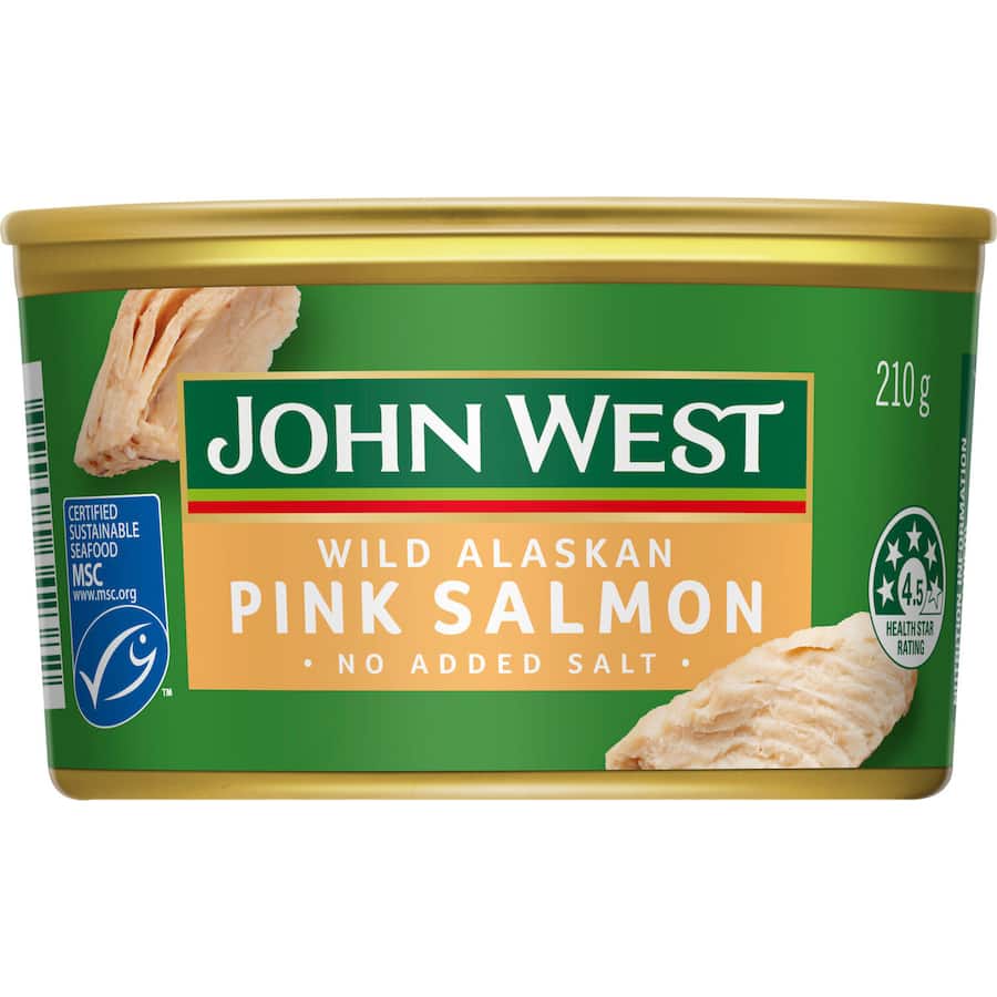 John West Salmon Pink Wild Alaskan Nas Can 210g