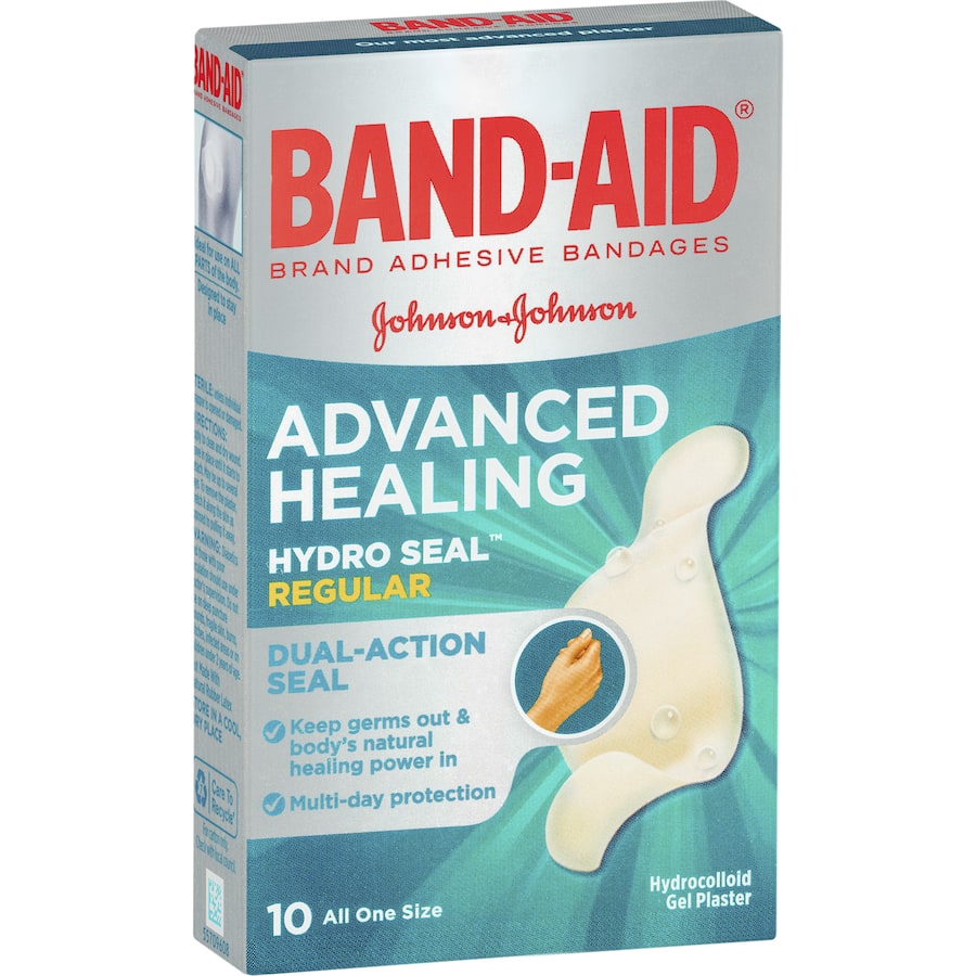 Band Aid Advanced Healing Plasters Regular 10pack