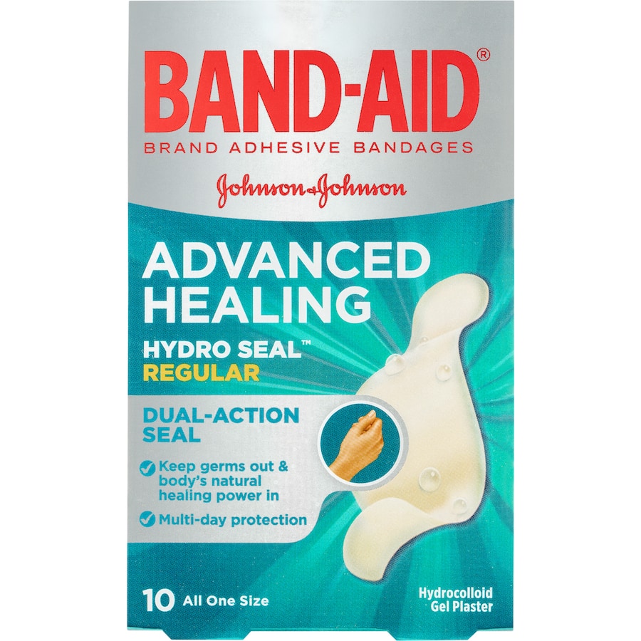 Band Aid Advanced Healing Plasters Regular 10pack