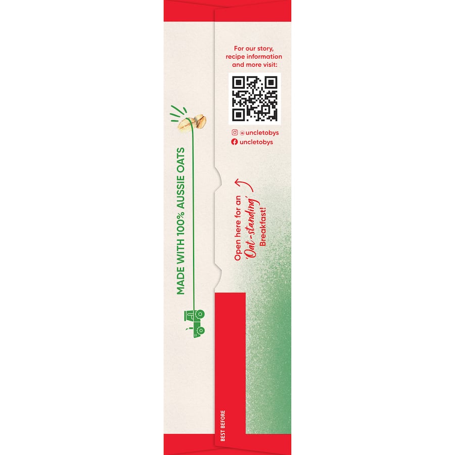 Uncle Tobys Oats Quick Sachets Fruit Variety 10 pack 350g