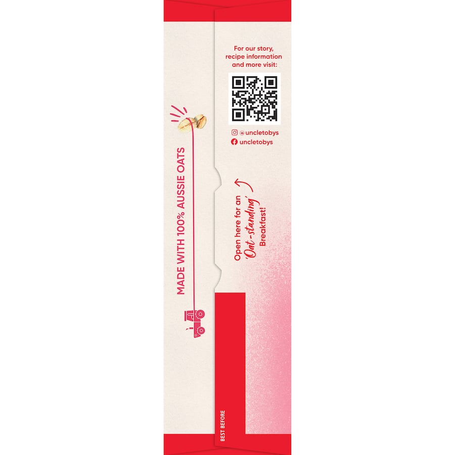 Uncle Tobys Oats Quick Sachets Berry Variety 10 pack 350g