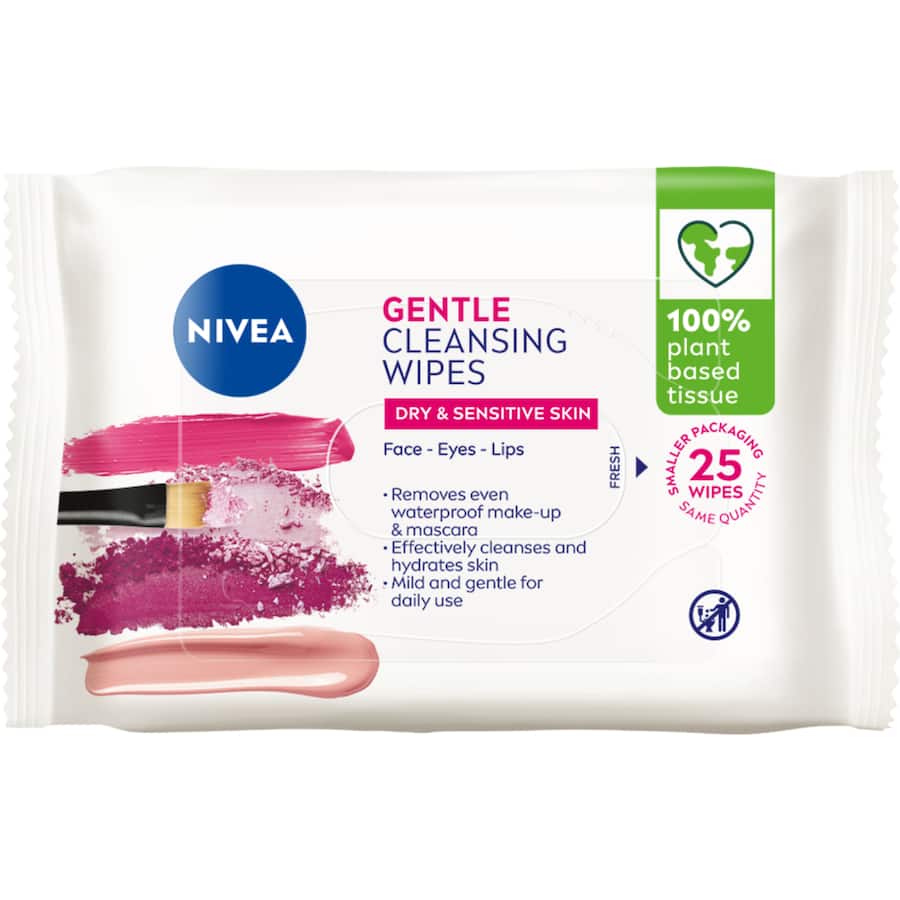 Nivea Facial Wipes Gentle 25pack