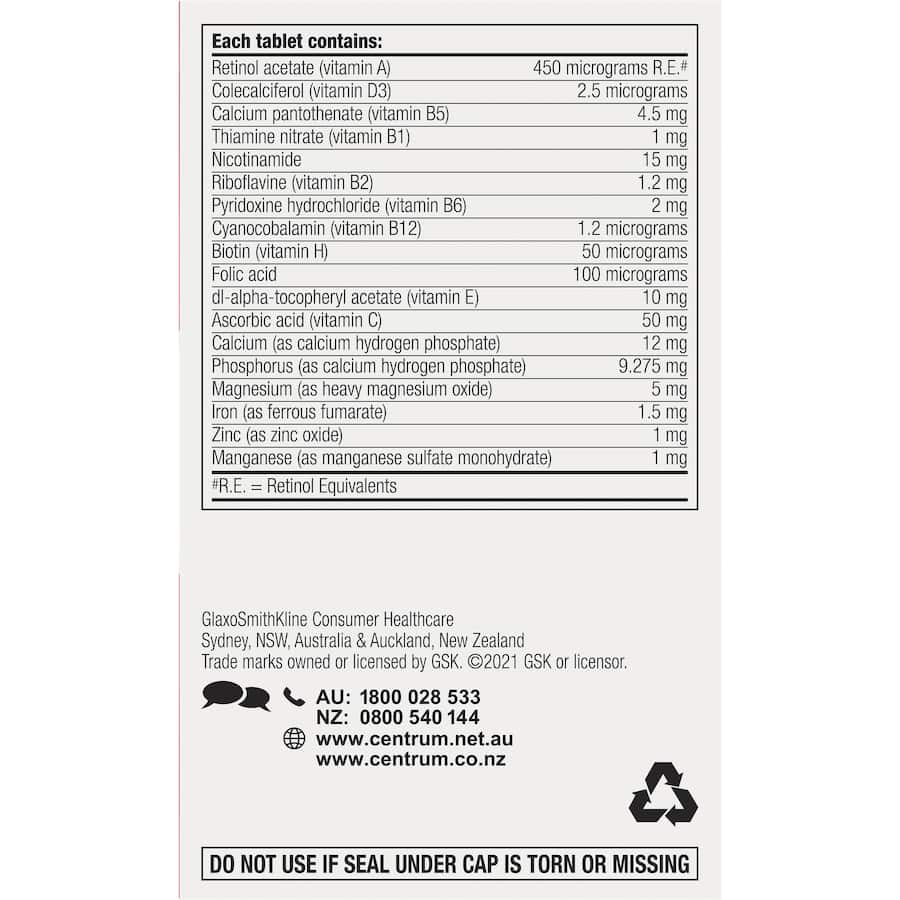 Centrum Kids Chewable Tablets Strawberry Tablets 60pack