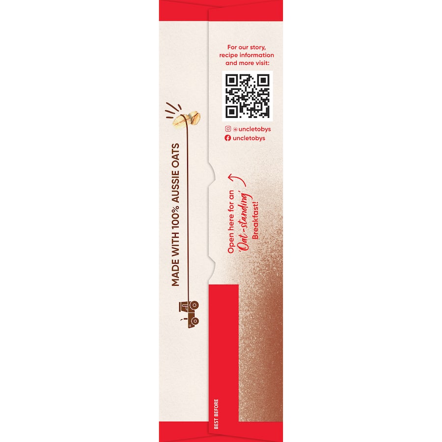 Uncle Tobys Oats Quick Sachets Brown Sugar & Cinnamon 10 pack 350g