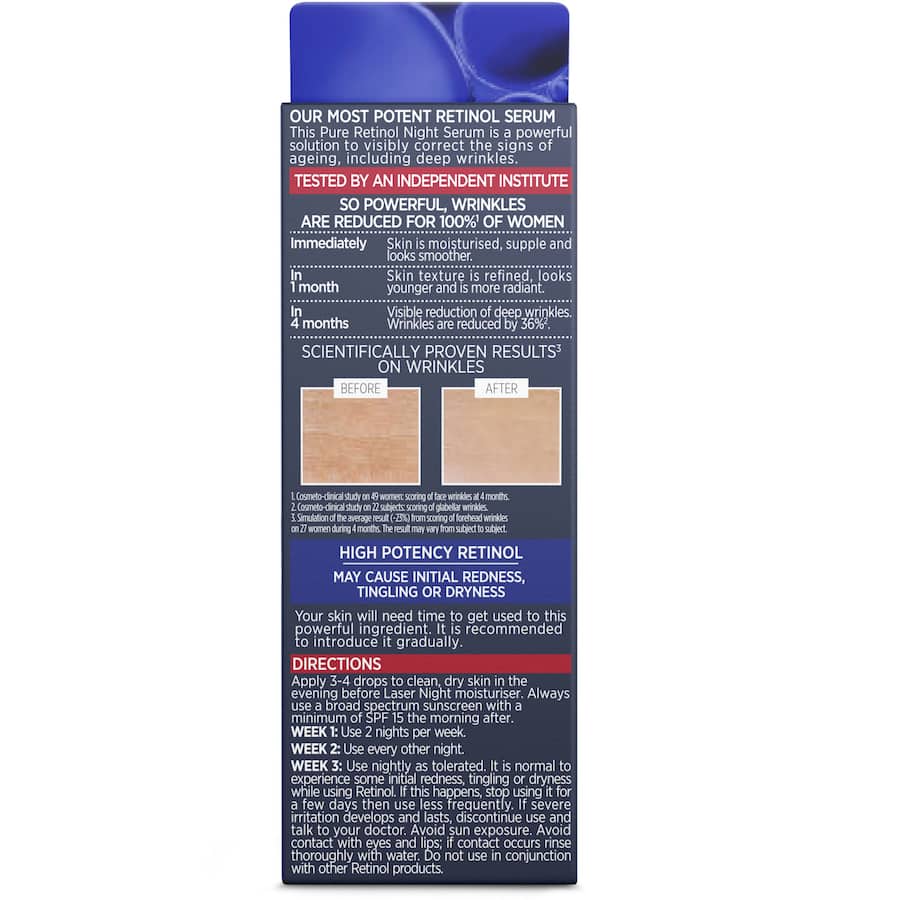 Loreal Paris Revitalift Laser Pure Retinol Night Serum  30mL