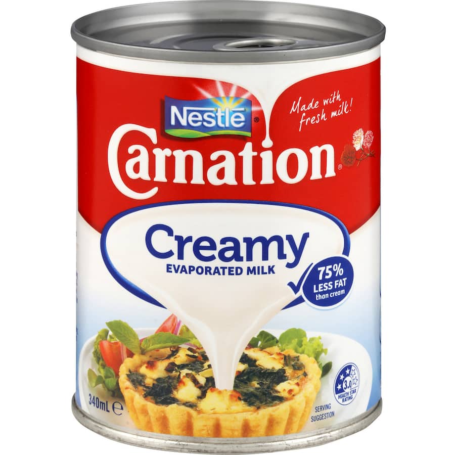 Nestlé Carnation Evaporated Milk Creamy Tear tab can 340mL